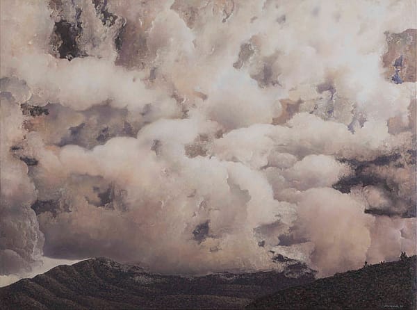 Hora-1, tuval üzeri yagliboya. 150 x 200 cm, 2018